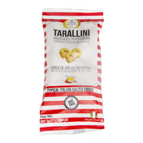 Tarallini Aglio Pepperoncino - Zoute snacks Italianmaniacs
