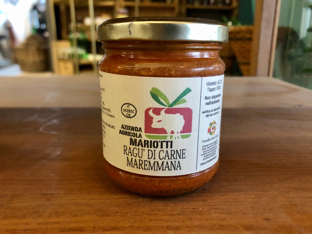 Ragu' di carne Maremmana Italianmaniacs